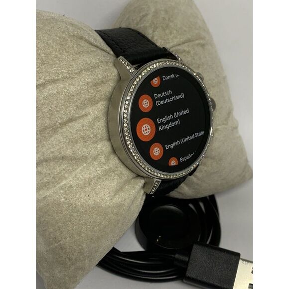 Fossil Gen 4 Authentic Digital Dial Smart Watch Custom Band FTW6016 ZA588 - Picture 4 of 12